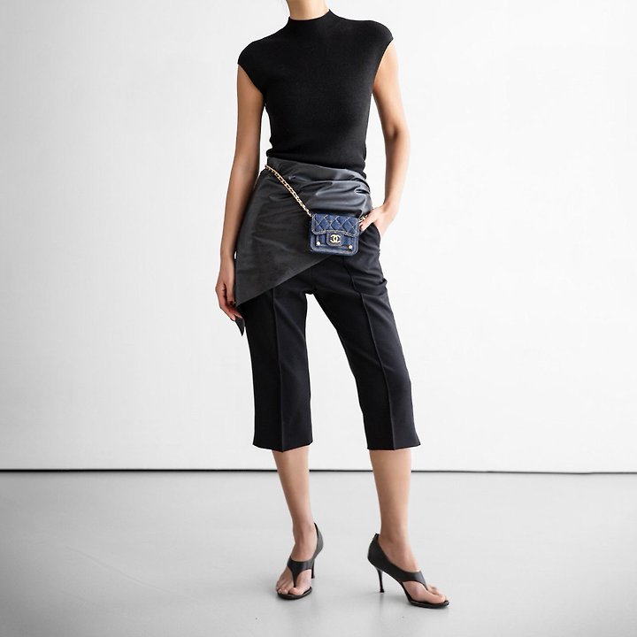 Paper Moon - Korean Women Fashion - #momslook - Crease Line Slit Midi Pants - 2