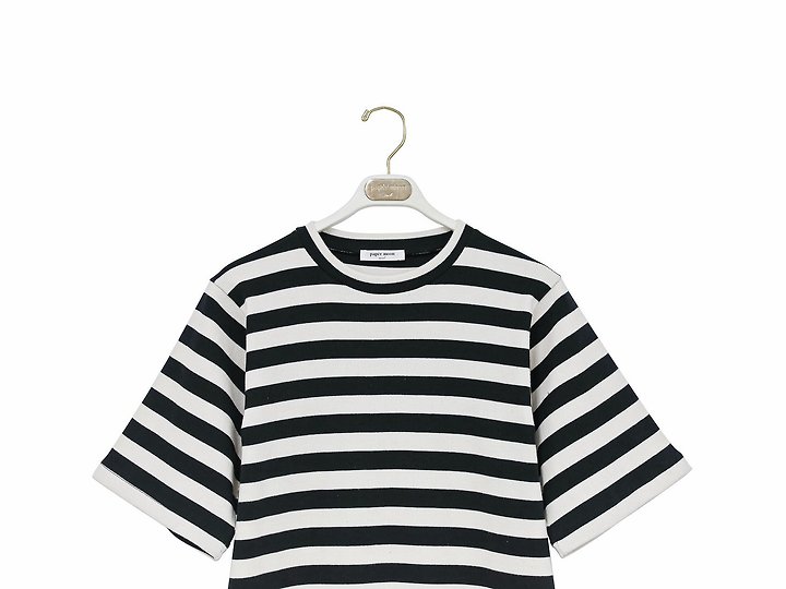 Paper Moon - Korean Women Fashion - #momslook - Striped Pattern Ribbed Maxi One-piece - 8