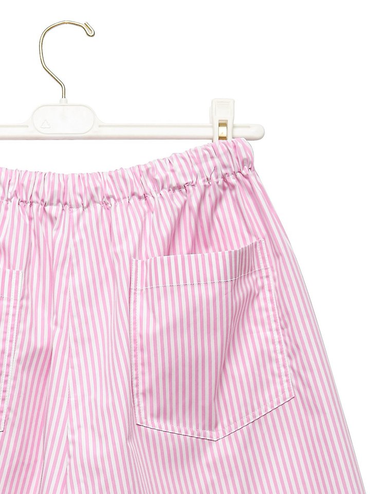 Paper Moon - Korean Women Fashion - #momslook - Lounge Striped Set Up Bermuda Shorts - 12