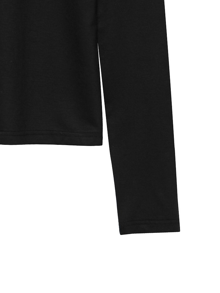 Paper Moon - Korean Women Fashion - #momslook - Classic Slim Fit Tencel Crew Neck Top - 10