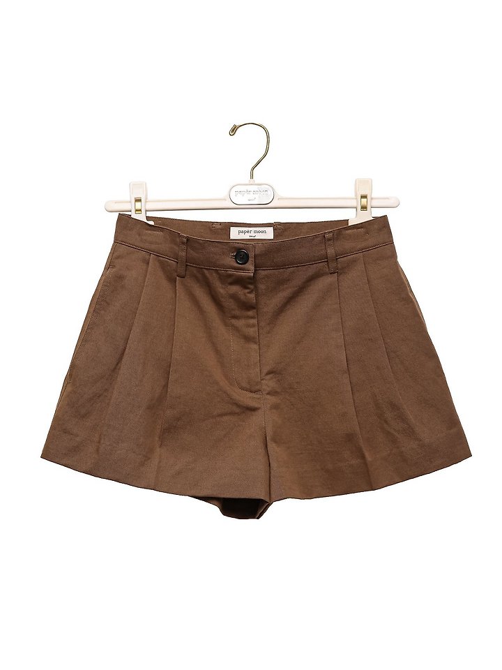 Paper Moon - Korean Women Fashion - #momslook - Washed Linen Chino Shorts - 7