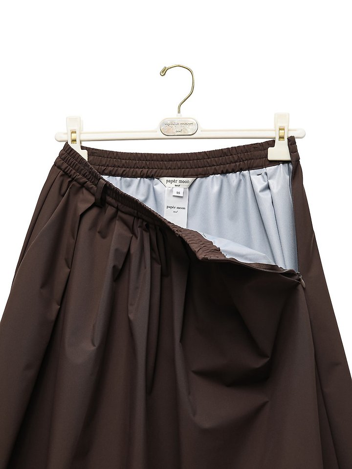 Paper Moon - Korean Women Fashion - #momslook - Crispy A-Line Full Maxi Flared Skirt - 11