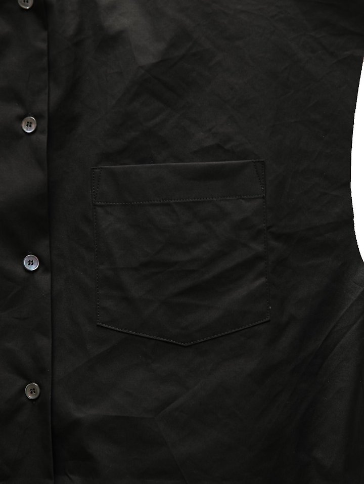 Paper Moon - Korean Women Fashion - #momslook - Oversized Square Sleeveless Shirt - 10