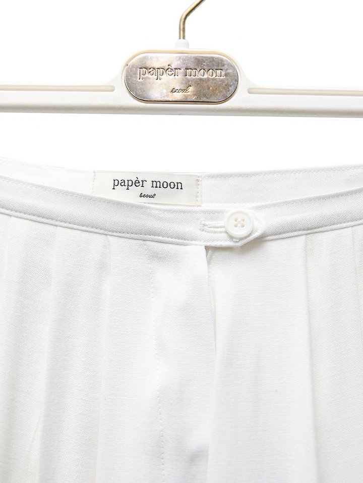 Paper Moon - Korean Women Fashion - #momslook - Bamboo Pleated Pin-Tuck Wide Trousers - 10