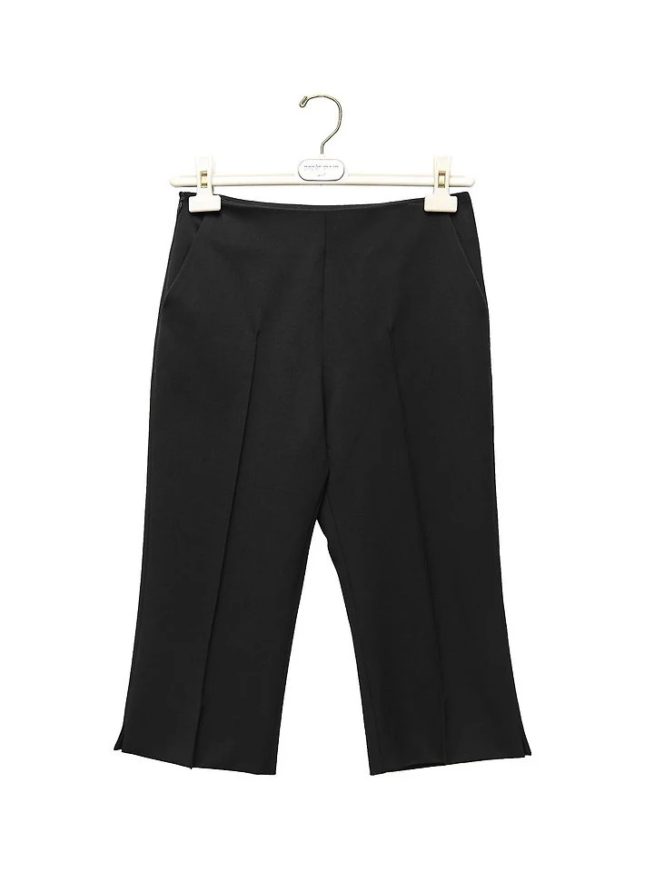 Paper Moon - Korean Women Fashion - #momslook - Crease Line Slit Midi Pants - 8