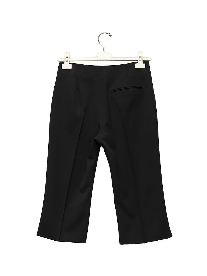 Paper Moon - Korean Women Fashion - #momslook - Crease Line Slit Midi Pants - 9