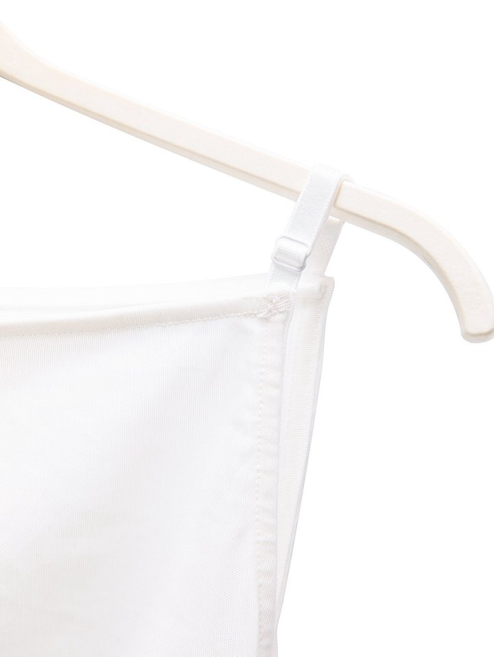 Paper Moon - Korean Women Fashion - #momslook - Side Shirred Detail Mesh Sleeveless Top - 6
