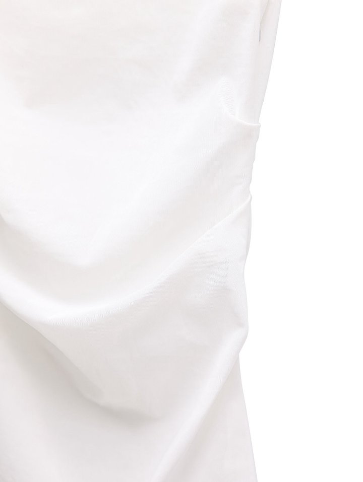 Paper Moon - Korean Women Fashion - #momslook - Side Shirred Detail Mesh Sleeveless Top - 7
