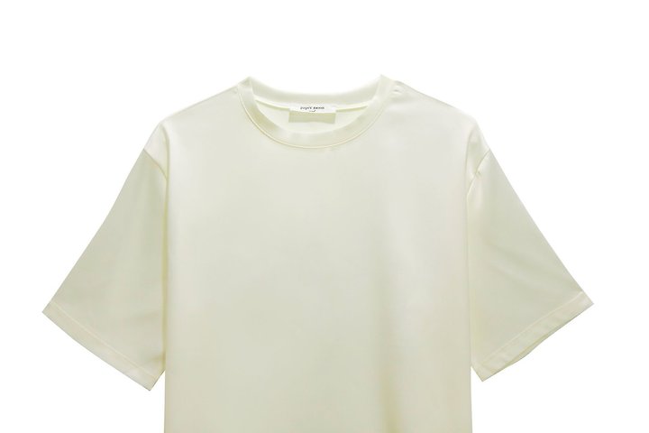Paper Moon - Korean Women Fashion - #momslook - Classic Silky Satin Short Sleeve Top - 6