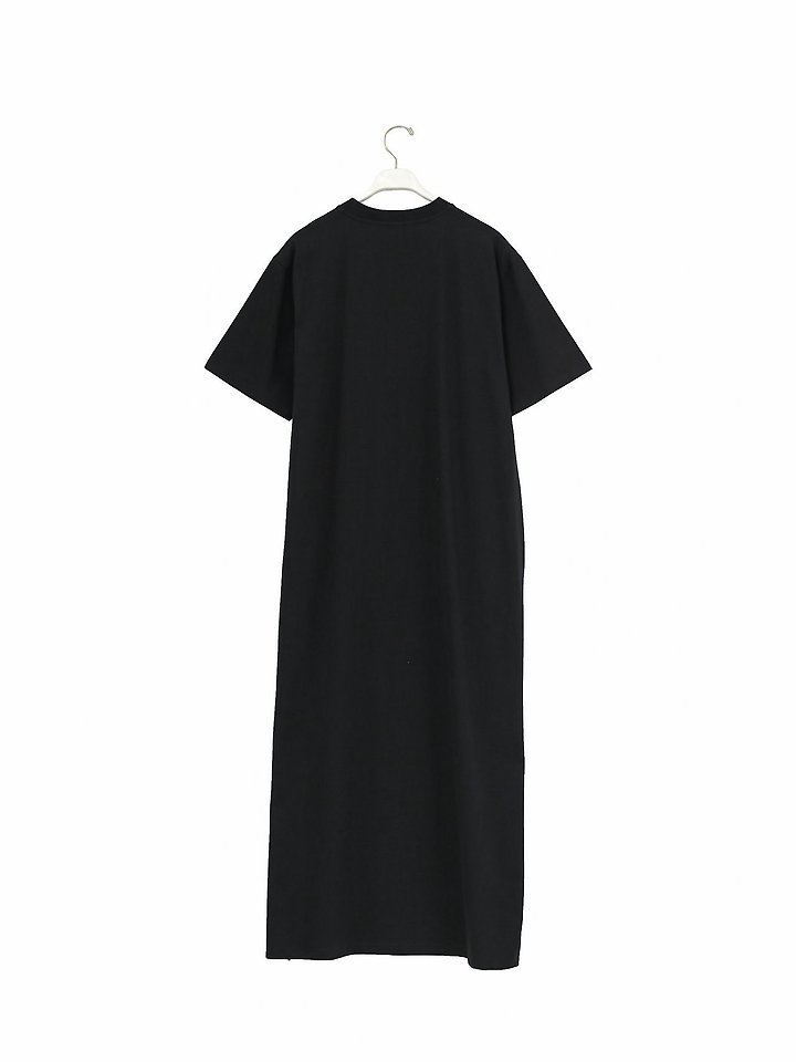 Paper Moon - Korean Women Fashion - #pursuepretty - One-Side Slit Detail Oversized Maxi One-piece - 6