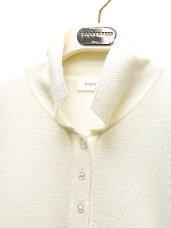 Paper Moon - Korean Women Fashion - #restrostyle - Classic Padded Shoulder Knit - 12