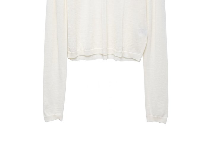 Paper Moon - Korean Women Fashion - #restrostyle - Wool Silk Deep V-Neck Long Sleeve Knit - 10