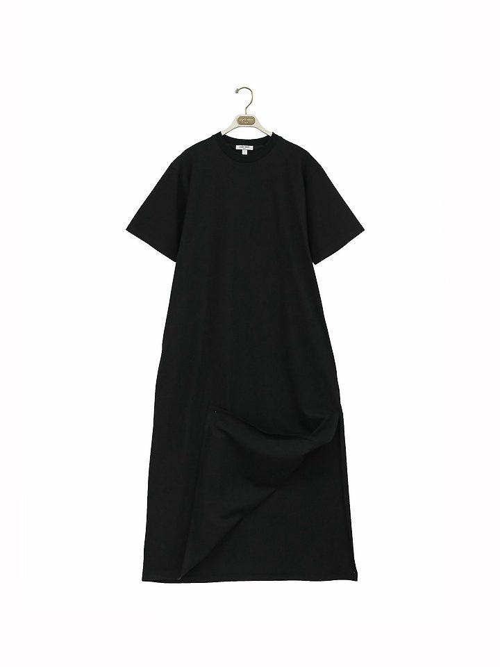 Paper Moon - Korean Women Fashion - #restrostyle - One-Side Slit Detail Oversized Maxi One-piece - 7