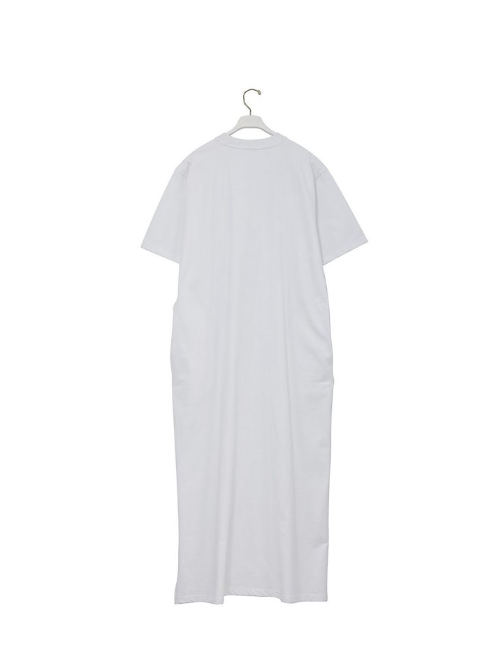 Paper Moon - Korean Women Fashion - #restrostyle - One-Side Slit Detail Oversized Maxi One-piece - 5