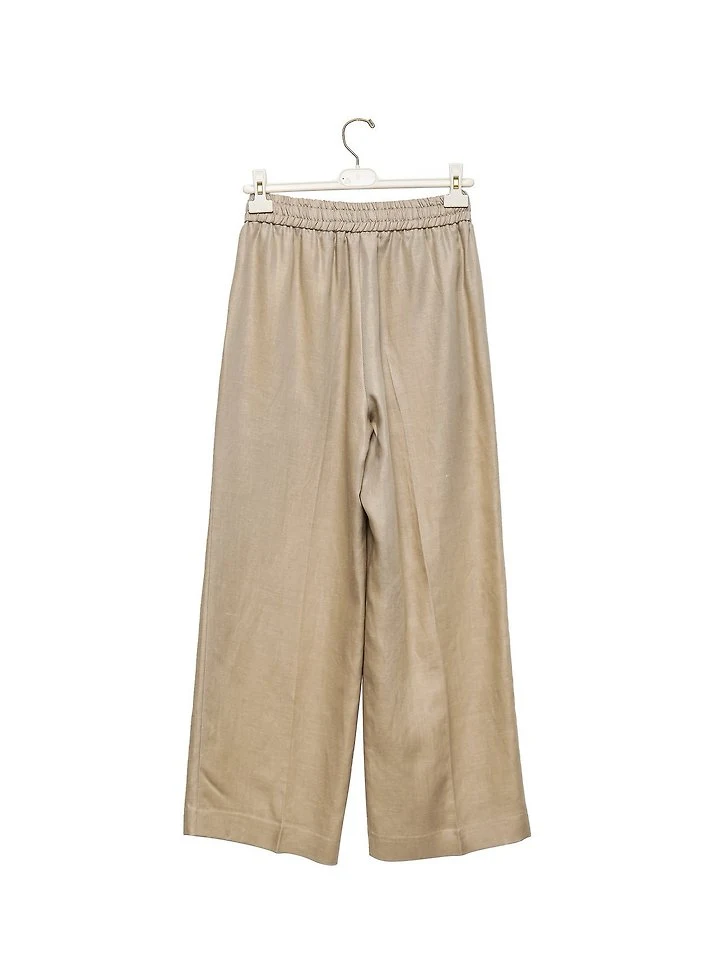 Paper Moon - Korean Women Fashion - #restrostyle - Linen Drawstring Trousers - 9