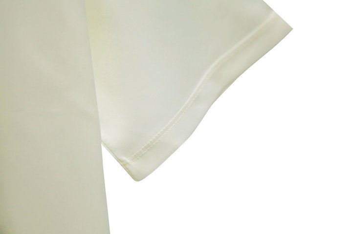 Paper Moon - Korean Women Fashion - #restrostyle - Classic Silky Satin Short Sleeve Top - 12