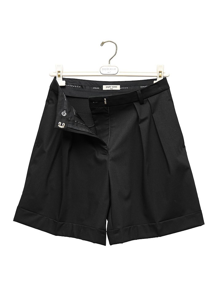 Paper Moon - Korean Women Fashion - #romanticstyle - Essential Tailored Cuff Shorts - 7