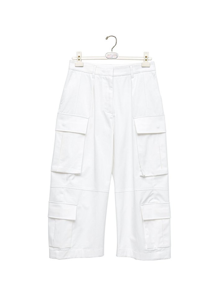 Paper Moon - Korean Women Fashion - #romanticstyle - Structured Double Cargo Pants - 9