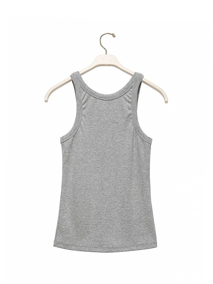Paper Moon - Korean Women Fashion - #romanticstyle - Sleeveless Rib Jersey Tank Top - 7