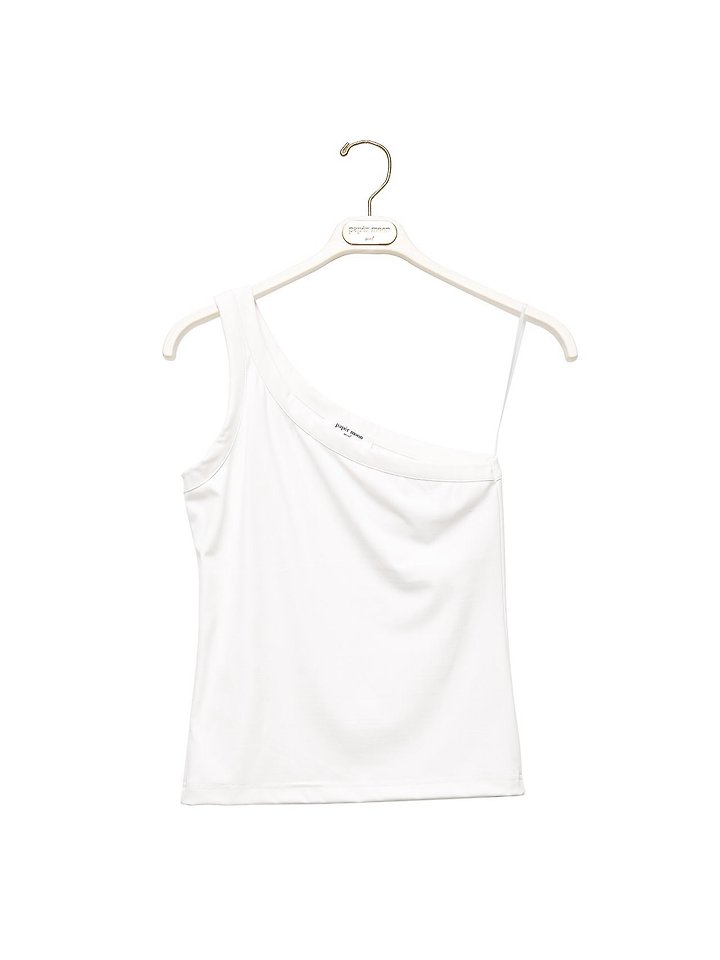 Paper Moon - Korean Women Fashion - #shopsmall - Diagonal One-Shoulder Tank Top - 5