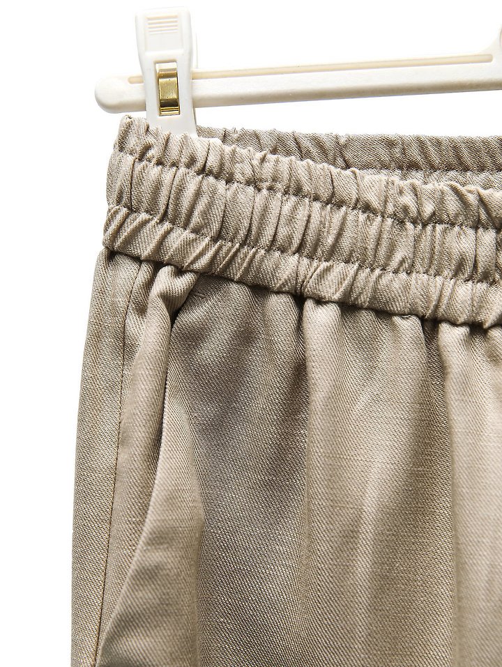 Paper Moon - Korean Women Fashion - #shopsmall - Linen Drawstring Trousers - 11