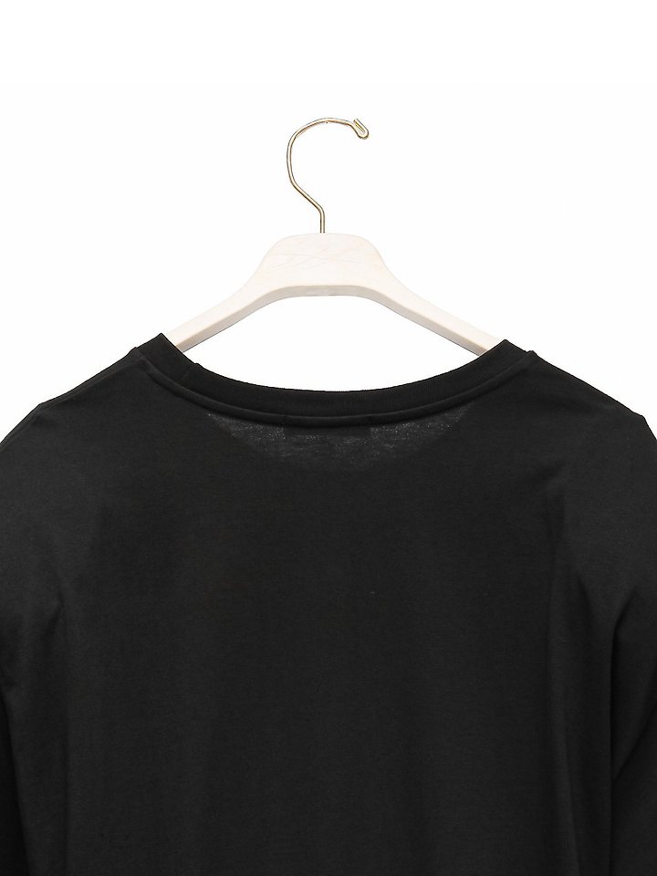 Paper Moon - Korean Women Fashion - #shopsmall - Pleated Pinch Pin Detail Oversized Shoulder Padded Tee - 11