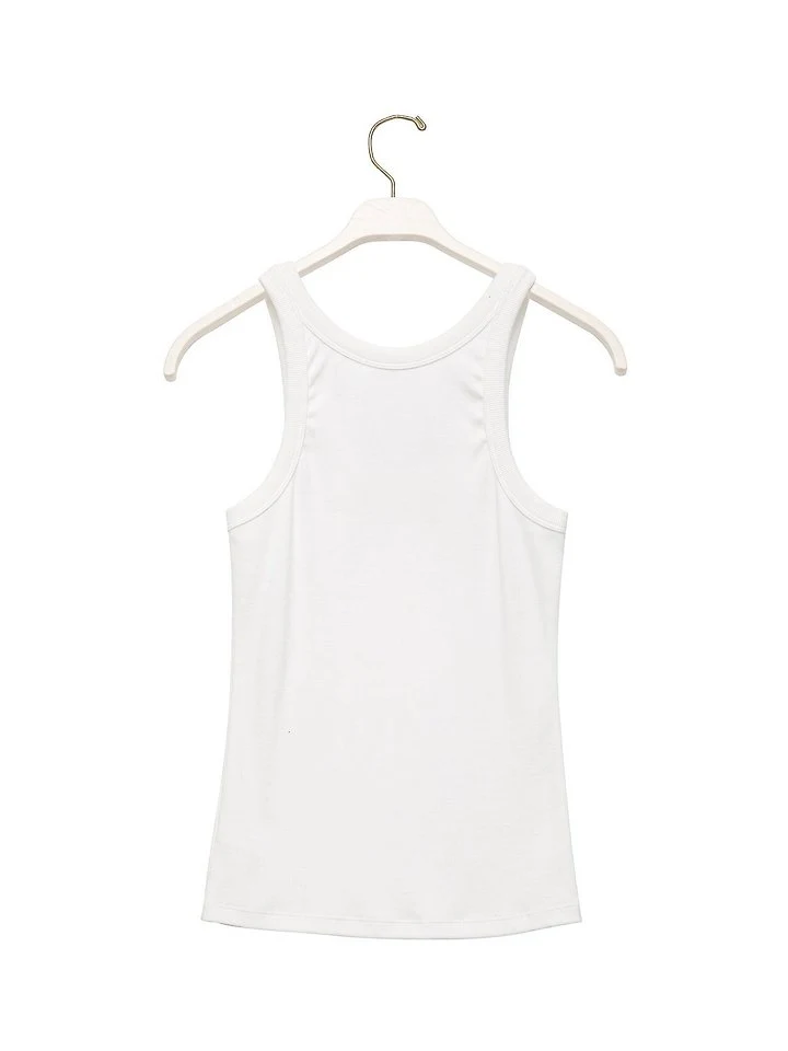 Paper Moon - Korean Women Fashion - #thatsdarling - Sleeveless Rib Jersey Tank Top - 7