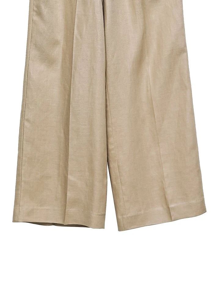 Paper Moon - Korean Women Fashion - #thatsdarling - Linen Drawstring Trousers - 12