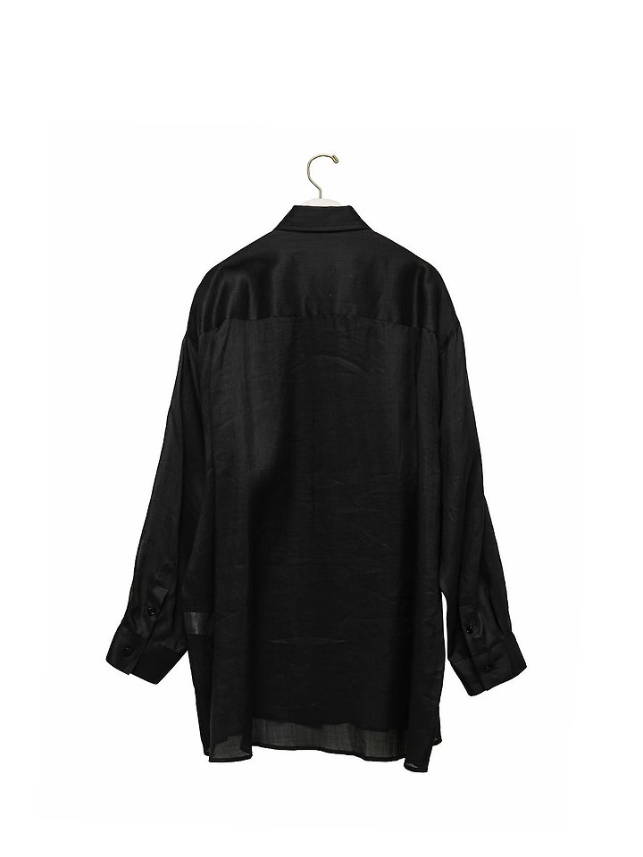Paper Moon - Korean Women Fashion - #thatsdarling - Vivid Oversized Linen Button-Down Shirt - 10