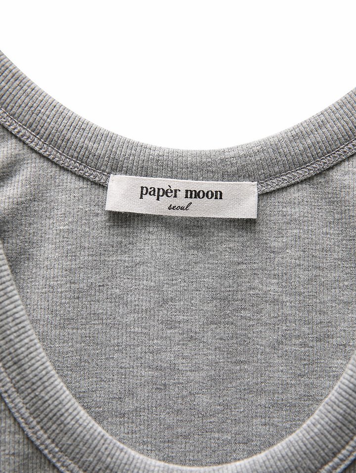 Paper Moon - Korean Women Fashion - #thatsdarling - Sleeveless Rib Jersey Tank Top - 9