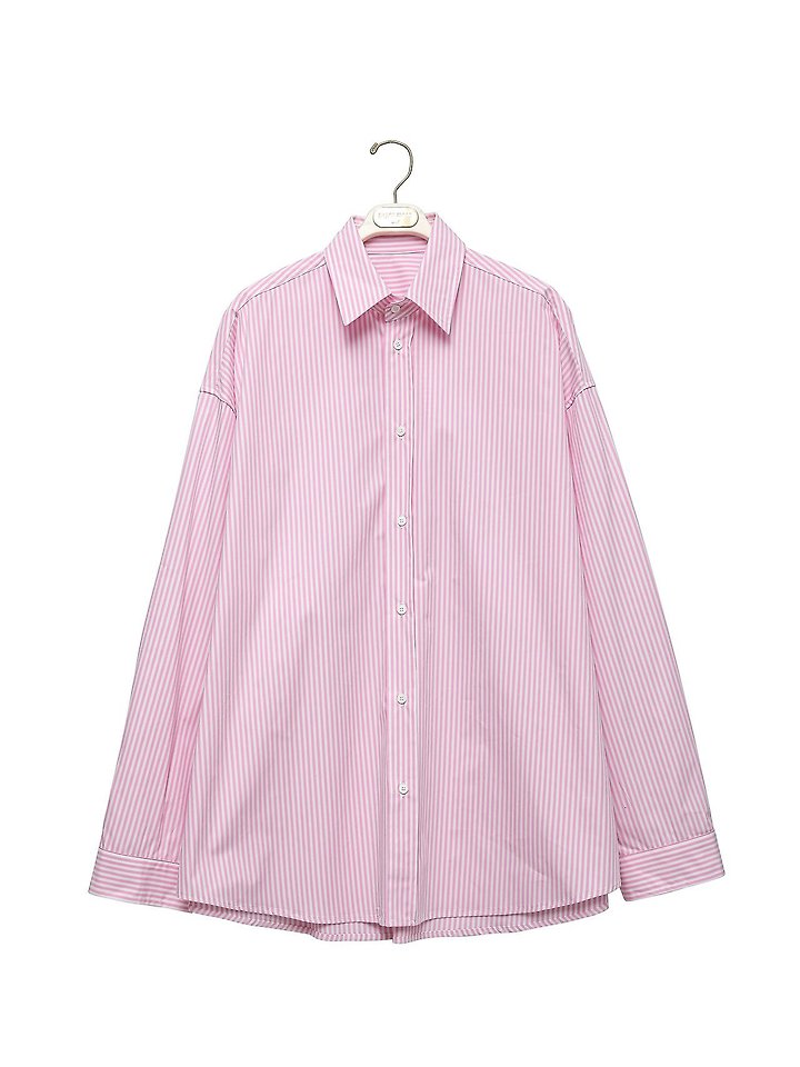 Paper Moon - Korean Women Fashion - #thatsdarling - Lounge Striped Set Up Button Down Shirt - 6