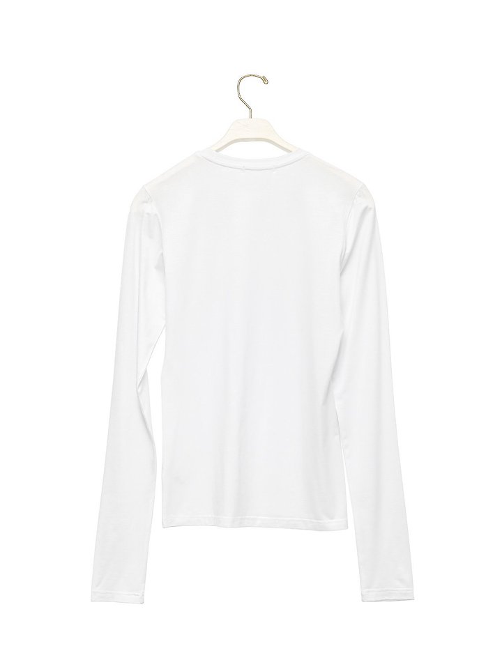 Paper Moon - Korean Women Fashion - #thelittlethings - Classic Slim Fit Tencel Crew Neck Top - 6