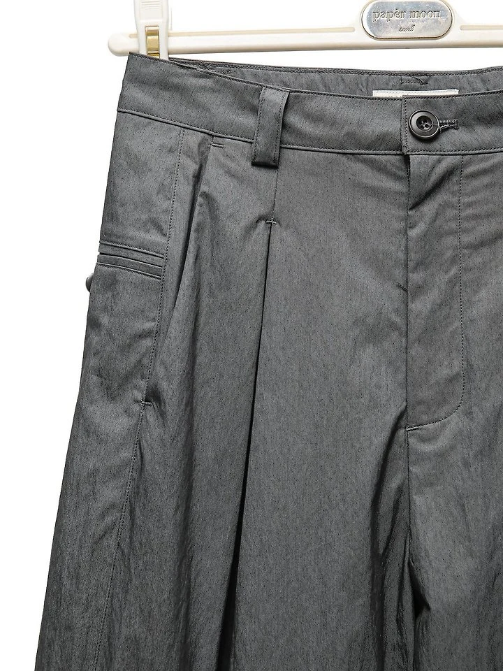 Paper Moon - Korean Women Fashion - #vintageinspired - Double Pleated Belt Wide Trousers - 10