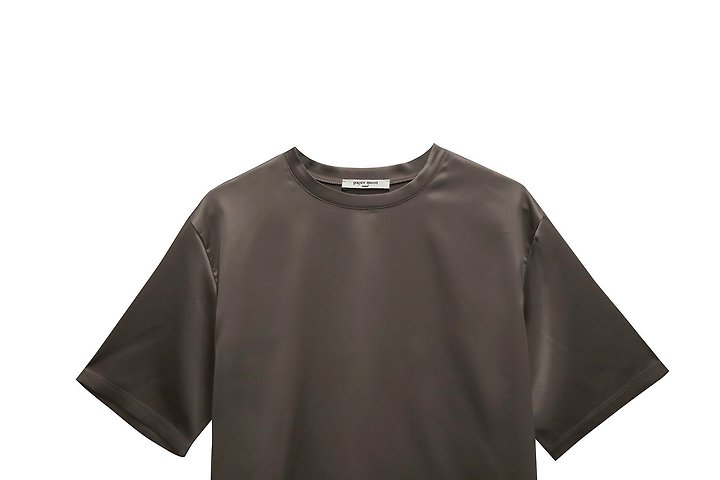 Paper Moon - Korean Women Fashion - #vintageinspired - Classic Silky Satin Short Sleeve Top - 5