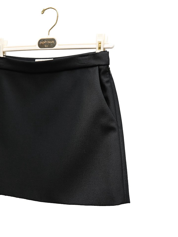 Paper Moon - Korean Women Fashion - #vintageinspired - Classic Wool Set-Up Mini Skirt - 10