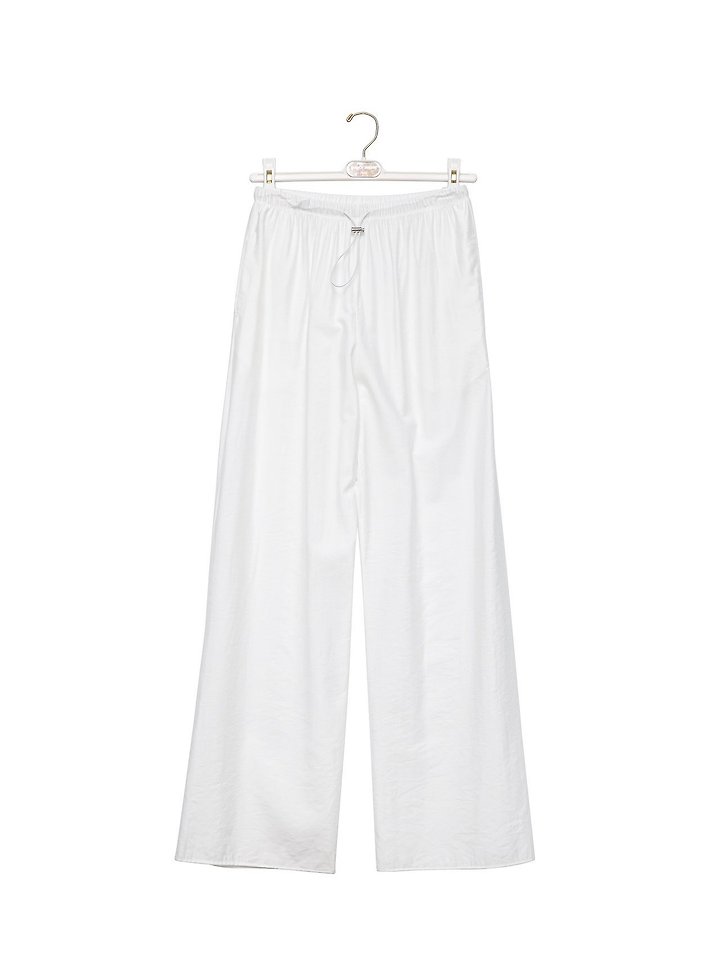 Paper Moon - Korean Women Fashion - #vintageinspired - Bamboo Pleated Pintuck Wide Trousers - 6