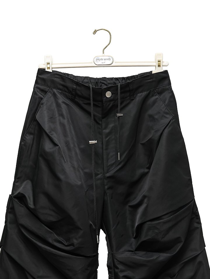 Paper Moon - Korean Women Fashion - #vintageinspired - LUX Shirred Crinkle Track Wide Pants - 10