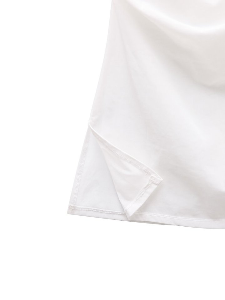 Paper Moon - Korean Women Fashion - #vintageinspired - Side Shirred Detail Mesh Sleeveless Top - 10