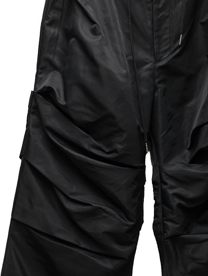Paper Moon - Korean Women Fashion - #vintagekidsstyle - Luxe Shirring Crinkle Track Wide Pants - 12