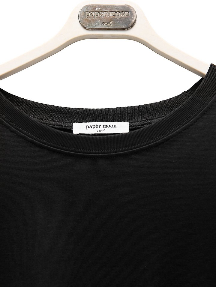 Paper Moon - Korean Women Fashion - #vintagekidsstyle - Pleated Pinch Pin Detail Oversized Shoulder Padded Tee - 7