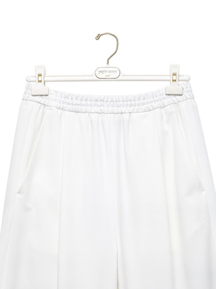 Paper Moon - Korean Women Fashion - #womensfashion - Banded String Wide Maxi-Length Trousers - 7