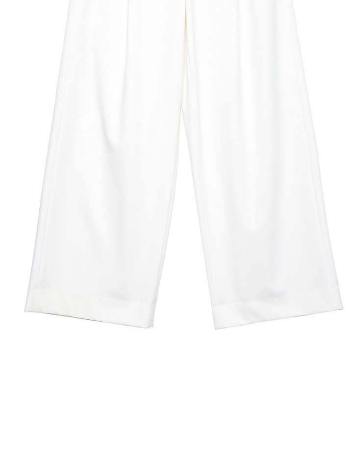 Paper Moon - Korean Women Fashion - #womensfashion - Banded String Wide Maxi-Length Trousers - 9