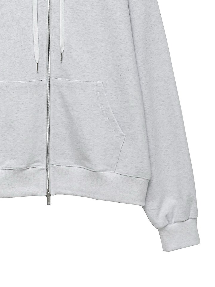 Paper Moon - Korean Women Fashion - #womensfashion - Classic Oversized Two-Way Zip-Up Hoodie - 11