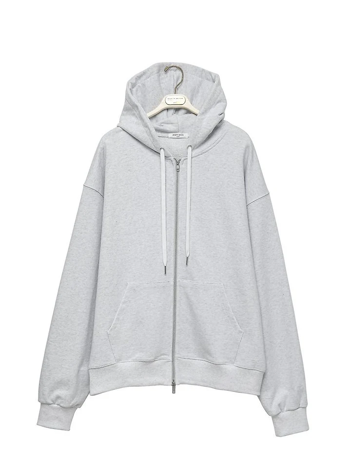 Paper Moon - Korean Women Fashion - #womensfashion - Classic Oversized Two-Way Zip-Up Hoodie - 5