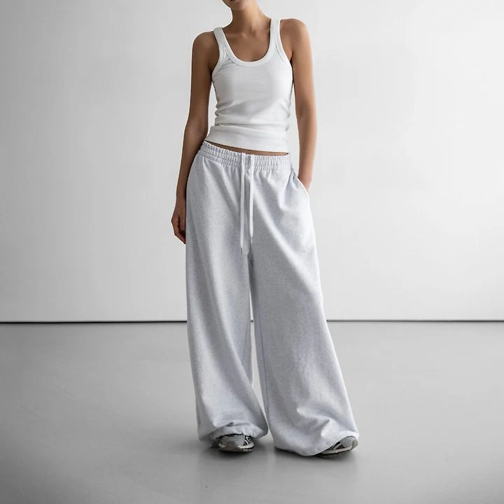 Paper Moon - Korean Women Fashion - #womensfashion - Classic Oversized Fit Two-Way Sweatpants