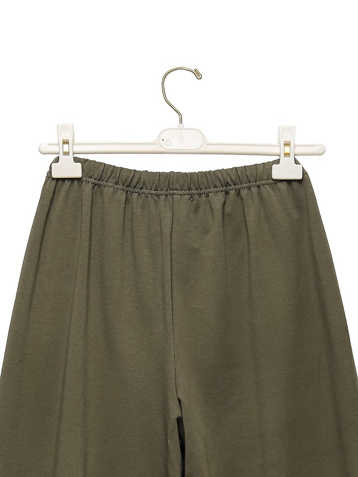 Paper Moon - Korean Women Fashion - #womensfashion - Curved Balloon Leg Jersey Pants - 12