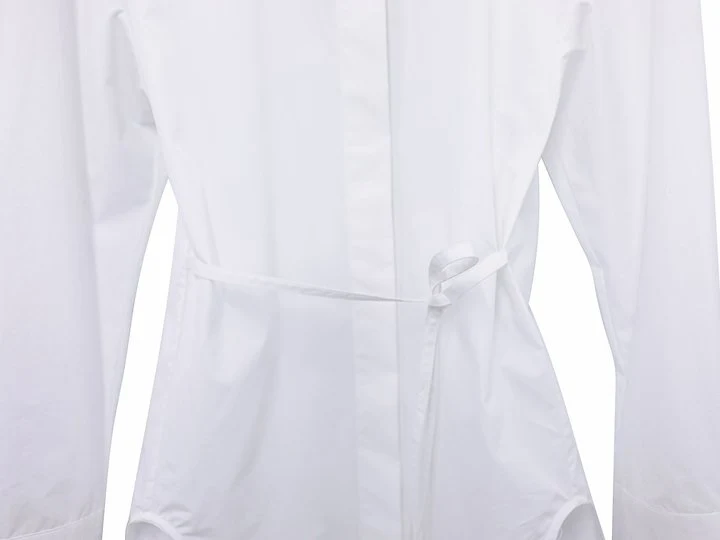 Paper Moon - Korean Women Fashion - #womensfashion - Padded Shoulder Button-Down Cotton Shirt - 11