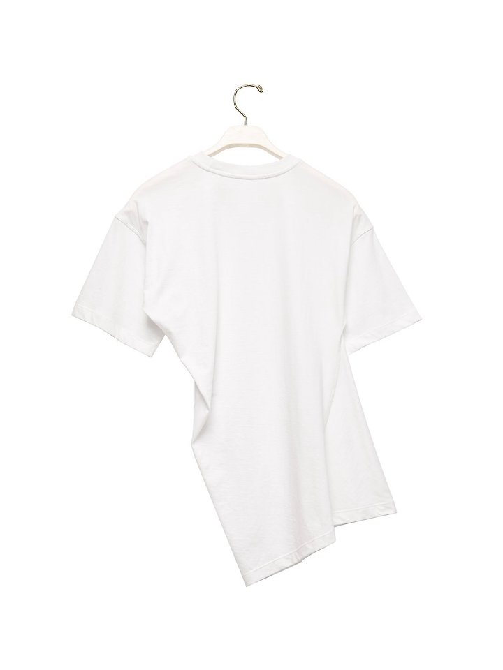 Paper Moon - Korean Women Fashion - #womensfashion - Twist Drape Side Line Detail Tee - 8