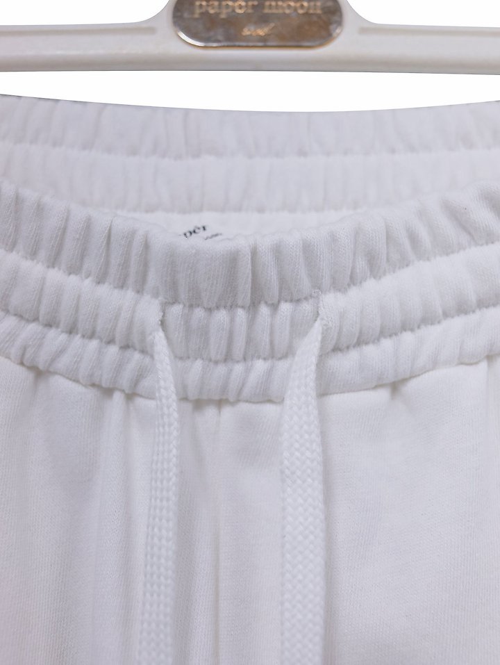 Paper Moon - Korean Women Fashion - #womensfashion - Cut-Out Detail Wide Sweat Trousers - 10