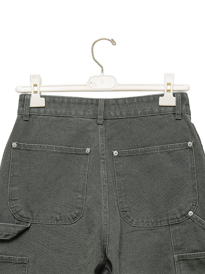 Paper Moon - Korean Women Fashion - #womensfashion - Vintage Ankle Carpenter Culotte Pants - 11